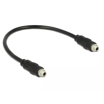 Audio ilginimo laidas 3,5 mm DeLOCK 85115 0,25 m juodas
