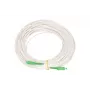 Patchcordas SC/APC–SC/APC LSZH Vienmodis Extralink G.657.A1 3mm Simpleksas 30m baltas