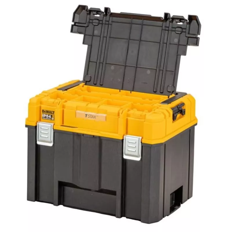Įrankių dėžė DeWalt DWST83343-1 – aliuminis/plastikas, vandeniui atspari, su užraktu, 1 skyrius, 440×333×323 mm