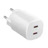 Xiaomi Nano Turbo 45W baltas – 2× USB-C greitasis kroviklis telefonams ir planšetėms