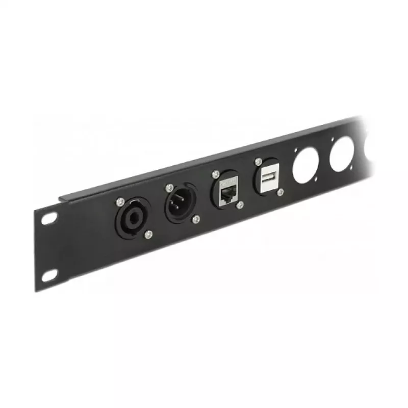 D tipo modulis 3,5 mm 3 kontaktų stereo lizdas litavimui DeLOCK 86789