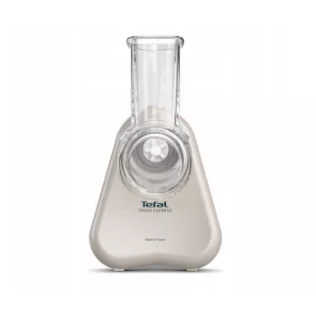 Elektrinė daržovių tarkuotuvė Tefal Fresh Express DN853BE0 — 150 W, 3 keičiami antgaliai, 1 greitis, kreminė