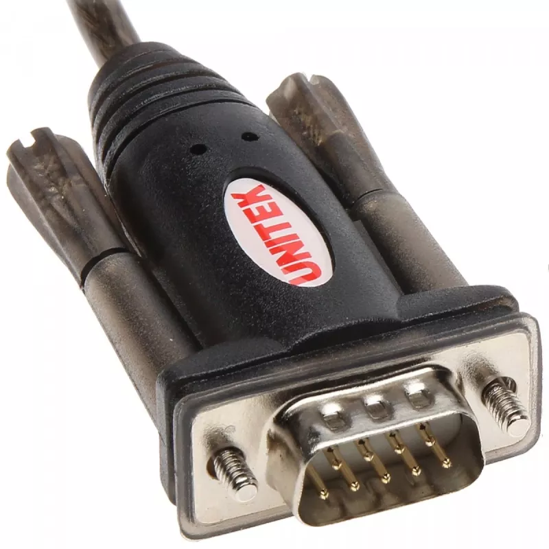 UNITEK Y-105A serijinis kabelis juodas 1,5 m USB-A į DB-9