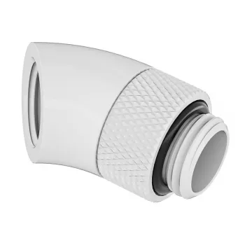 Barrow 45° Sukamasis adapteris G1/4 AG į G1/4 IG Baltas TWT45-B01