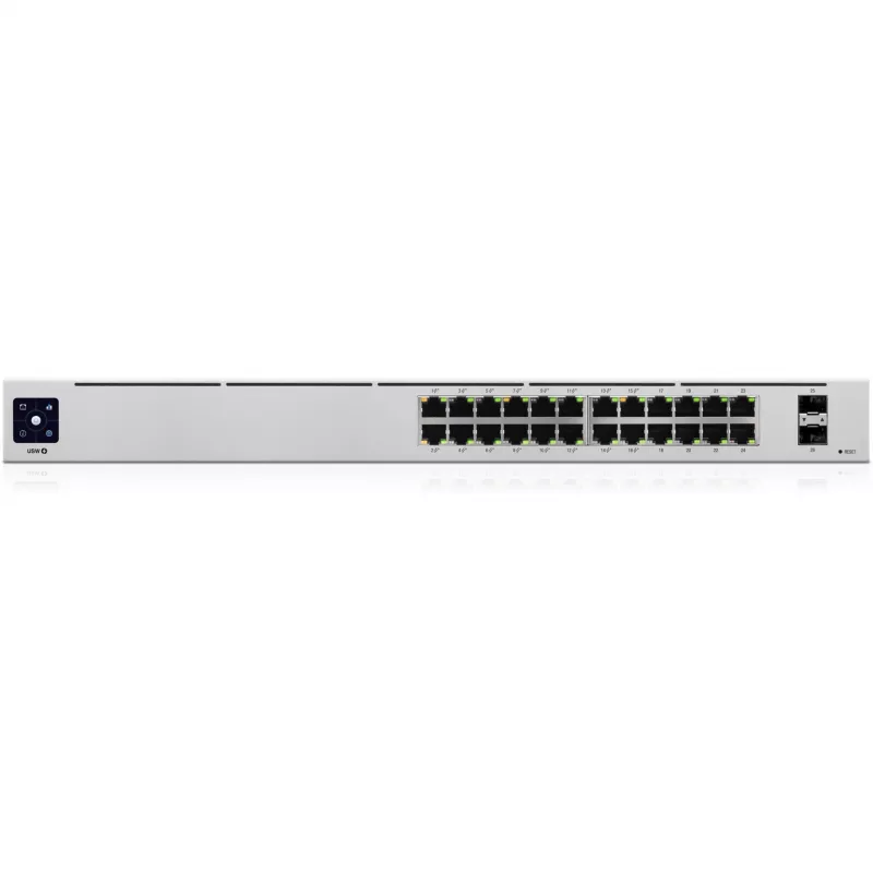 Ubiquiti Networks UniFi USW-24 valdomas L2 Gigabit Ethernet (10/100/1000) be PoE, montuojamas į stovą
