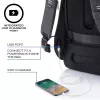 Kuprinė XDDESIGN Bobby Hero Small, apsaugota nuo vagysčių, 11,5 L, planšetei iki 12,9 colio, PET/polistirolas, juoda