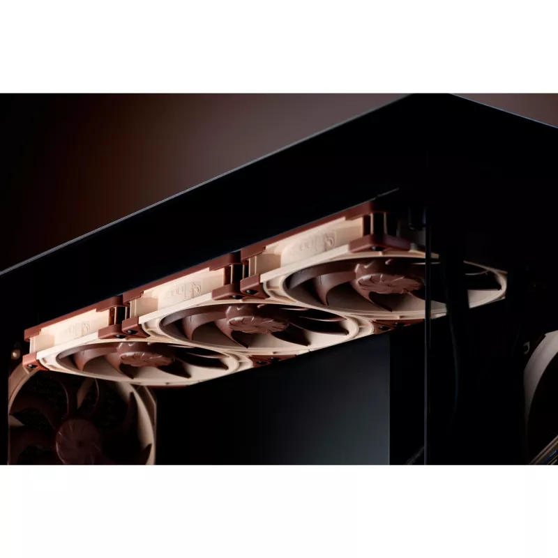 Noctua NF-A14x25 G2 PWM Sx2 PP 140mm dviejų ventiliatorių rinkinys