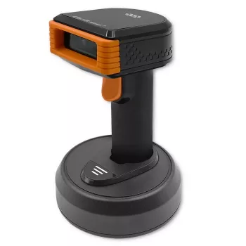 Belaidis brūkšninių kodų skaitytuvas QOLTEC 50878 1D/2D su dokavimo stotele