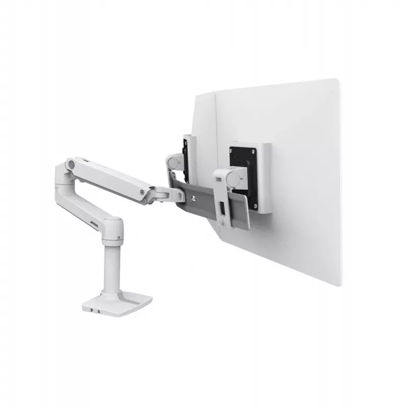 Stalinis laikiklis Ergotron LX Series Dual Direct Arm 63,5 cm (25 colių) Baltas