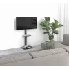 Grindinis TV stovas GEMBIRD TVS-55T-02 32–55 colių televizoriams, plieninis, aukštis 600 mm, VESA 100x100–400x400, maks. apkrova 35 kg