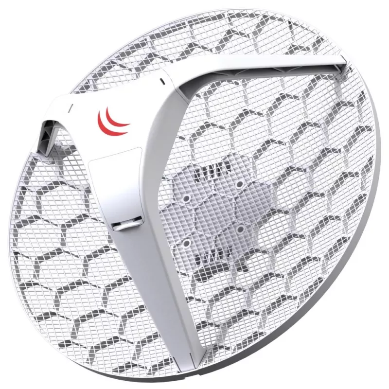 MikroTik RBLHG5KIT lauko belaidis įrenginys su integruota tinklelio antena