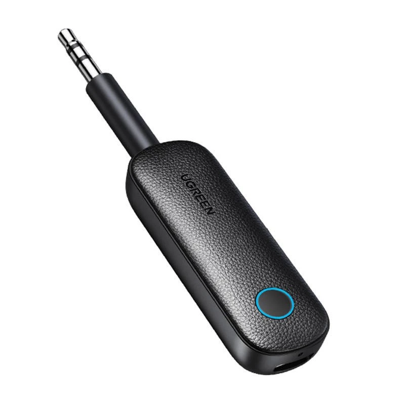 Bluetooth siųstuvas/imtuvas UGREEN CM403 — 3,5 mm lizdas, Bluetooth 5.0, 145 mAh baterija, juoda