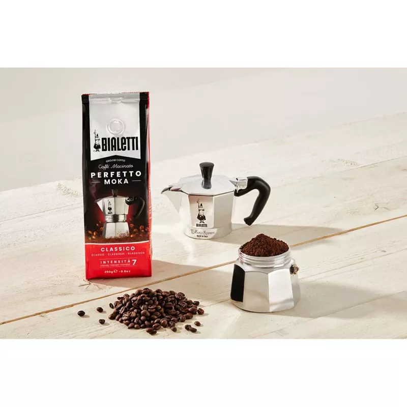 Bialetti Perfetto Moka Vanilia 250g maltos kavos pupelės