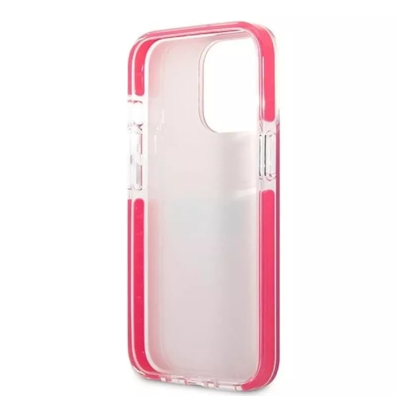 Karl Lagerfeld KLHCP13XTPECPI iPhone 13 Pro Max 6,7 colio kietas dėklas Fuchsia/FUSCHIA Choupette Head