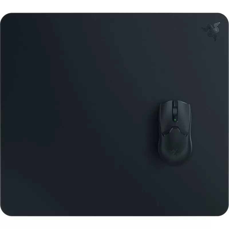 Razer Atlas grūdinto stiklo pelės kilimėlis didelis juodas
