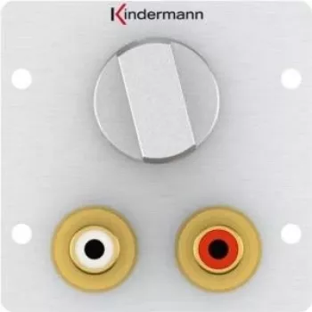 Kintamosios srovės lizdas 2 x RCA Kindermann 7444000518