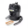 Karcher AD 2 600 AW dulkių siurblys pelenams – sausas, 14 L, 600 AW, žarna Ø 3,5 cm, 1 m žarna, juodas