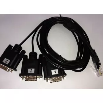 Serijinis kabelis ALLNET ALL4500_COM juodas DB-9 kištukas