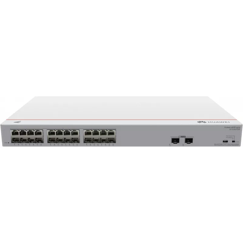 HUAWEI eKit S110 Series S110-24LP2SR nevaldomas L2 Gigabit Ethernet (10/100/1000) Power over Ethernet (PoE) 1U pilkas