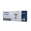 Grindinis TV stovas GEMBIRD TVS-D75S-01 37–75 colių, plieninis, reguliuojamas aukštis ir pakreipimas, VESA 75x75–600x400, 40 kg