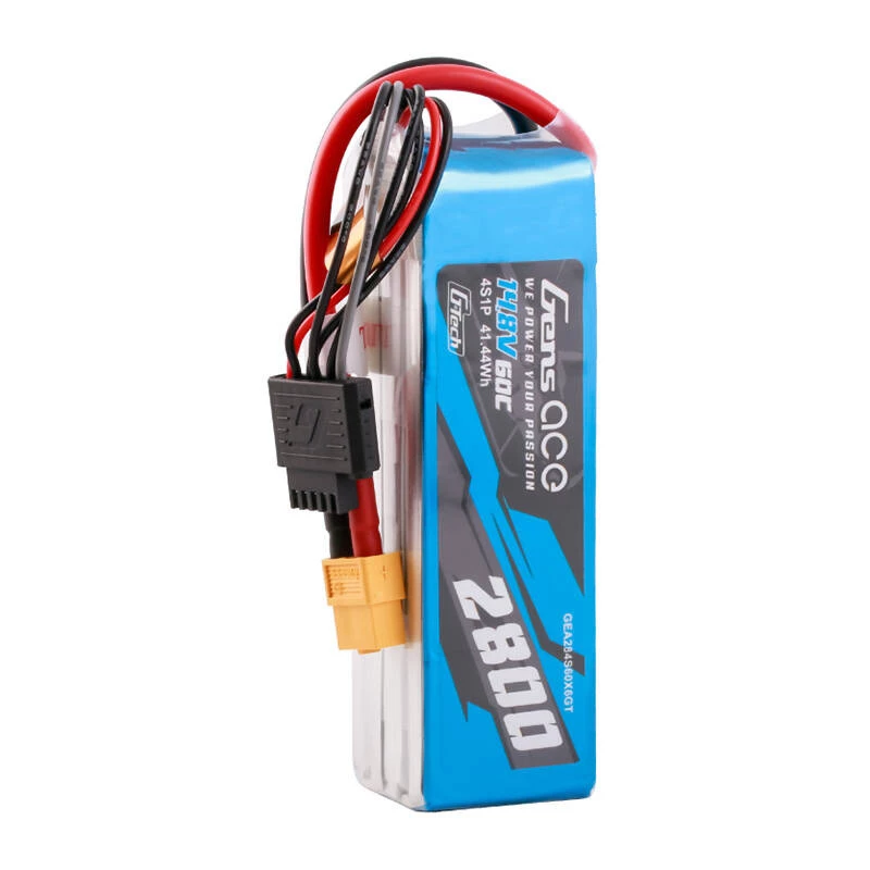 Gens ace G-Tech Soaring 2800mAh 14.8V 60C 4S1P LiPo akumuliatorius su XT60 jungtimi