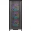 PC korpusas Silentware Air 2000 A-RGB Juodas – vidutinis bokštas, grūdinto stiklo šoninis dangtis