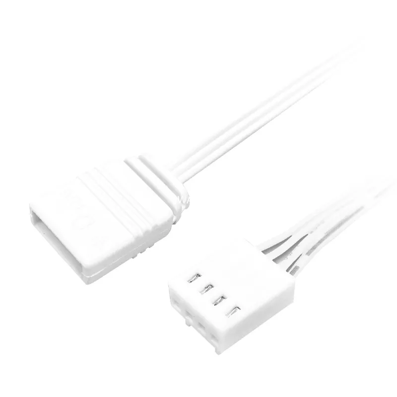 Sharkoon Shark Blades PWM RGB 120 mm kompiuterio korpuso ventiliatorius, 400–1400 apsukų per minutę, baltas