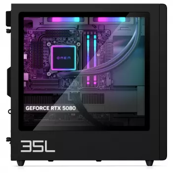 HP OMEN 35L GT16-1471ng žaidimų kompiuteris – Ryzen 7 9800X3D, 32 GB RAM, 2 TB SSD, RTX 5080, Win 11 (CH8X4EA#ABD)