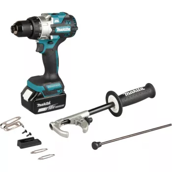 Belaidis gręžtuvas-suktuvas Makita DHP492Z 18 V akumuliatorinis, bešepetėlis variklis, 2 greičiai, griebtuvas 13 mm
