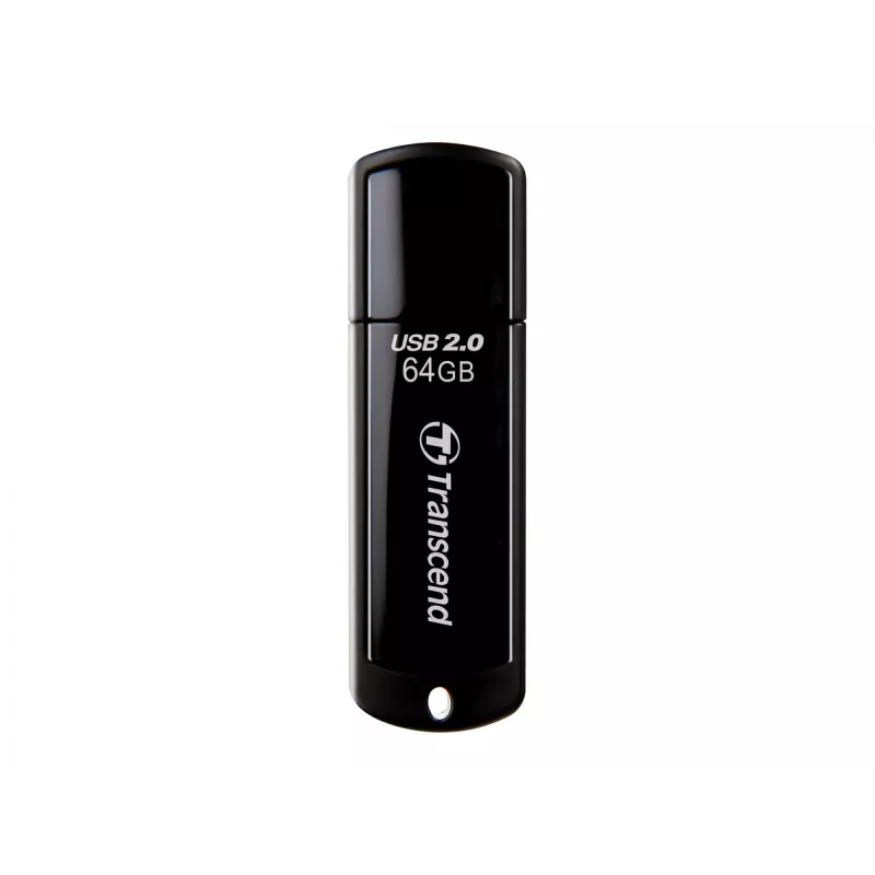 USB atmintukas Transcend JetFlash 350 64 GB, USB 2.0, juodas