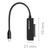 QOLTEC SATA adapterius 52269 2,5 colio diskui į USB-C, palaiko iki 2TB