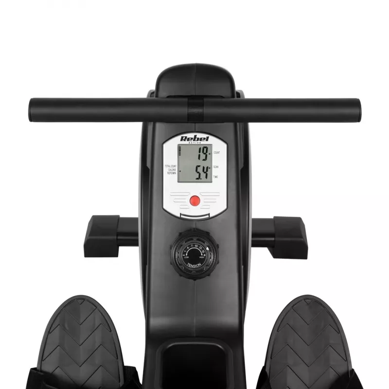 Irklavimo treniruoklis Rebel RBA-1005 magnetinis pasipriešinimas, 16 lygių, sulankstomas, maks. vartotojo svoris 120 kg