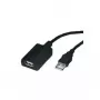 USB ilginimo laidas ROLINE 5 m 1 jungtis Juodas