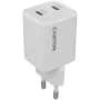 Įkroviklis Canyon CU35CC belaidis greitasis įkrovimas 35 W, 2×USB-C, vidaus naudojimui