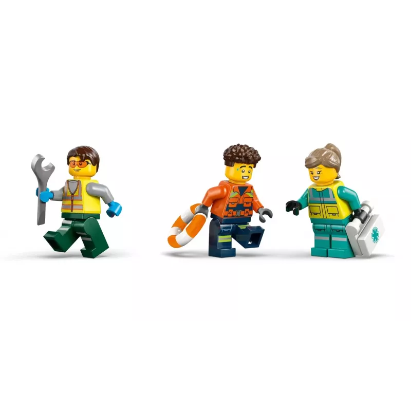 LEGO CITY 60505 Lėktuvas, aptarnavimo sunkvežimis ir sraigtasparnis