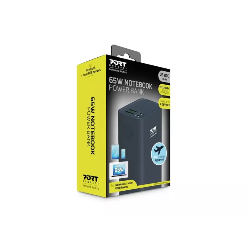 PORT CONNECT išorinė USB-C baterija PD | 26800 mAh | Mėlyna