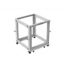 Atviras stovas LANBERG 19 inch 12U, reguliuojamas gylis 600–1100 mm, pilkas