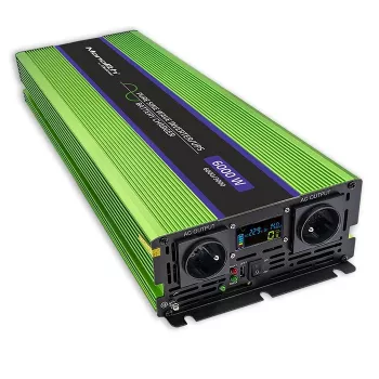 Automobilinis keitiklis Qoltec Monolith 6000 W Žalias 12 V