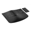 HP 960 ergonomiška belaidė klaviatūra, pilno dydžio (100 %), RF belaidė + Bluetooth, membraninė, juoda