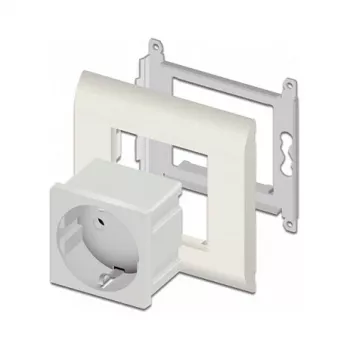 Kištukinis lizdas DELOCK CEE 7/3 (E tipas) baltas, 250 V, 16 A, 4000 W