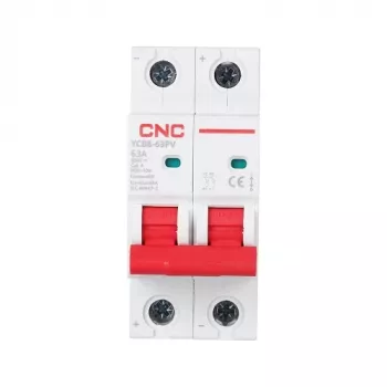 MiniaTūrinis automatinis jungiklis HiSmart NV821662 2-polių 63A 500V DC