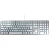 CHERRY KC 6000 SLIM FOR MAC klaviatura, laidas, USB, QWERTZ, vokiškas išdėstymas, sidabrinė