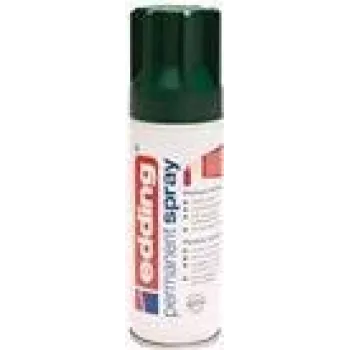 Akriliniai dažai purškiami Edding Permanent Spray 200 ml žalia samanų spalva