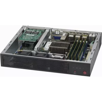 Super Micro Supermicro SCE300 - stelažinis korpusas - montuojamas į stelažą - 1U - FlexATX - juoda (CSE-E300)