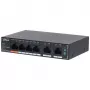 Dahua Technology SG4006P tinklo jungiklis, valdomas L2, Gigabit Ethernet (10/100/1000), Power over Ethernet (PoE), juodas