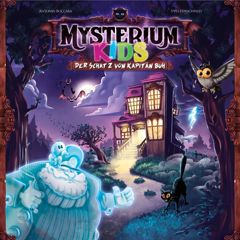 Mysterium Kids: Kapitano Bū lobis, stalo žaidimas