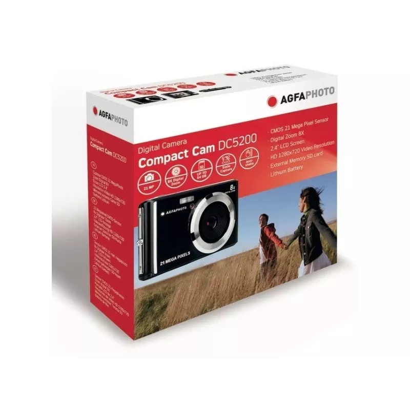 AgfaPhoto Compact DC5200 mėlyna kompaktinė kamera 21 MP CMOS 5616 x 3744 pikseliai (DC5200-BL)