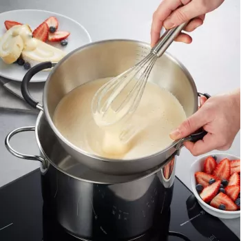 GEFU Mesco 28140 plieninis maišymo dubuo 24 cm, 4,0 L, tinkamas plauti indaplovėje
