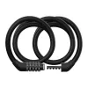 Kabelinė spyna Xiaomi BHR6751GL paspirtukui, 1,2 m, 1,2 cm, kodinė, juoda