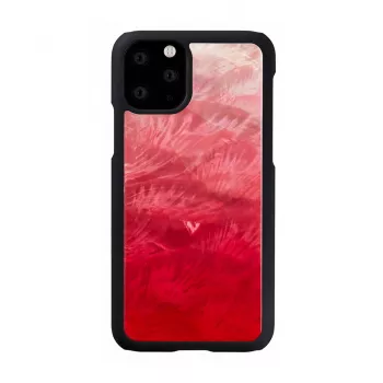 Dėklas išmaniesiems telefonams iKins, skirtas iPhone 11 Pro — rožinės lagūnos ir juodos spalvos dviejų spalvų apsauginis dangtelis